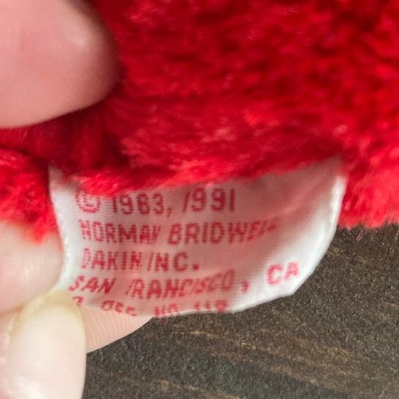 Vintage 1991 Dakin Norman Bridwell Clifford The Big Red Dog Hand Puppet - Picture 6 of 9